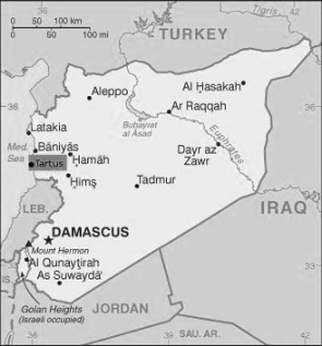 Tartous Syria Map